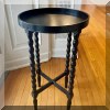F04. Small round side table. 